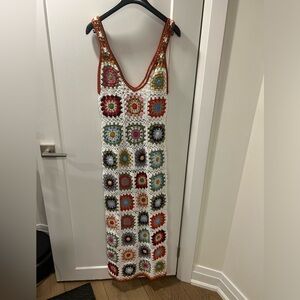 Newly Handmade crochet dress $100 organic cotton size small